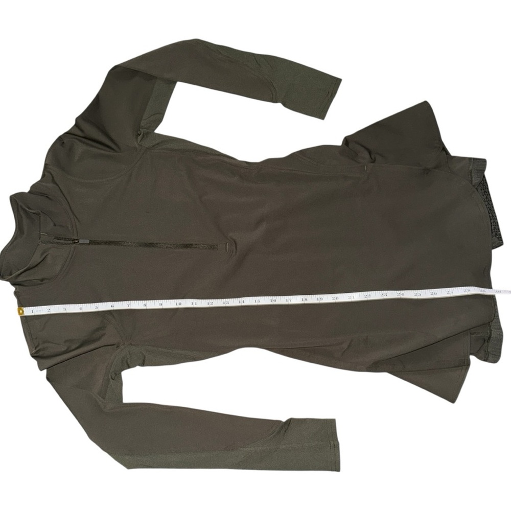 Lululemon Nulux Long-Sleeve Dress Dark Olive Size 4 NWT tennis pickleball - Picture 6 of 10